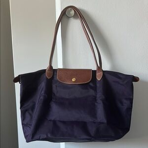 Longchamp Le Pilage Medium Deep Purple